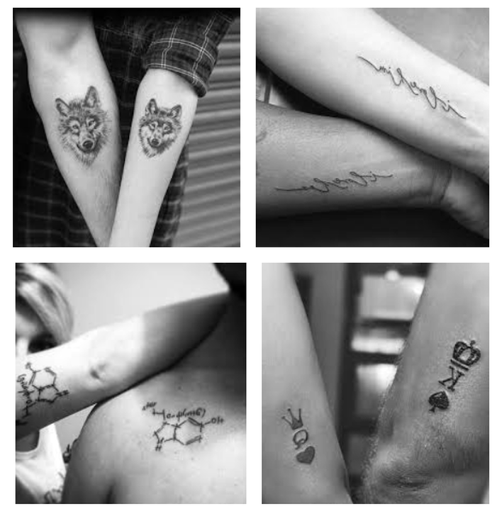 King and Queen Tattoos  Matching couple tattoos, Couple tattoos