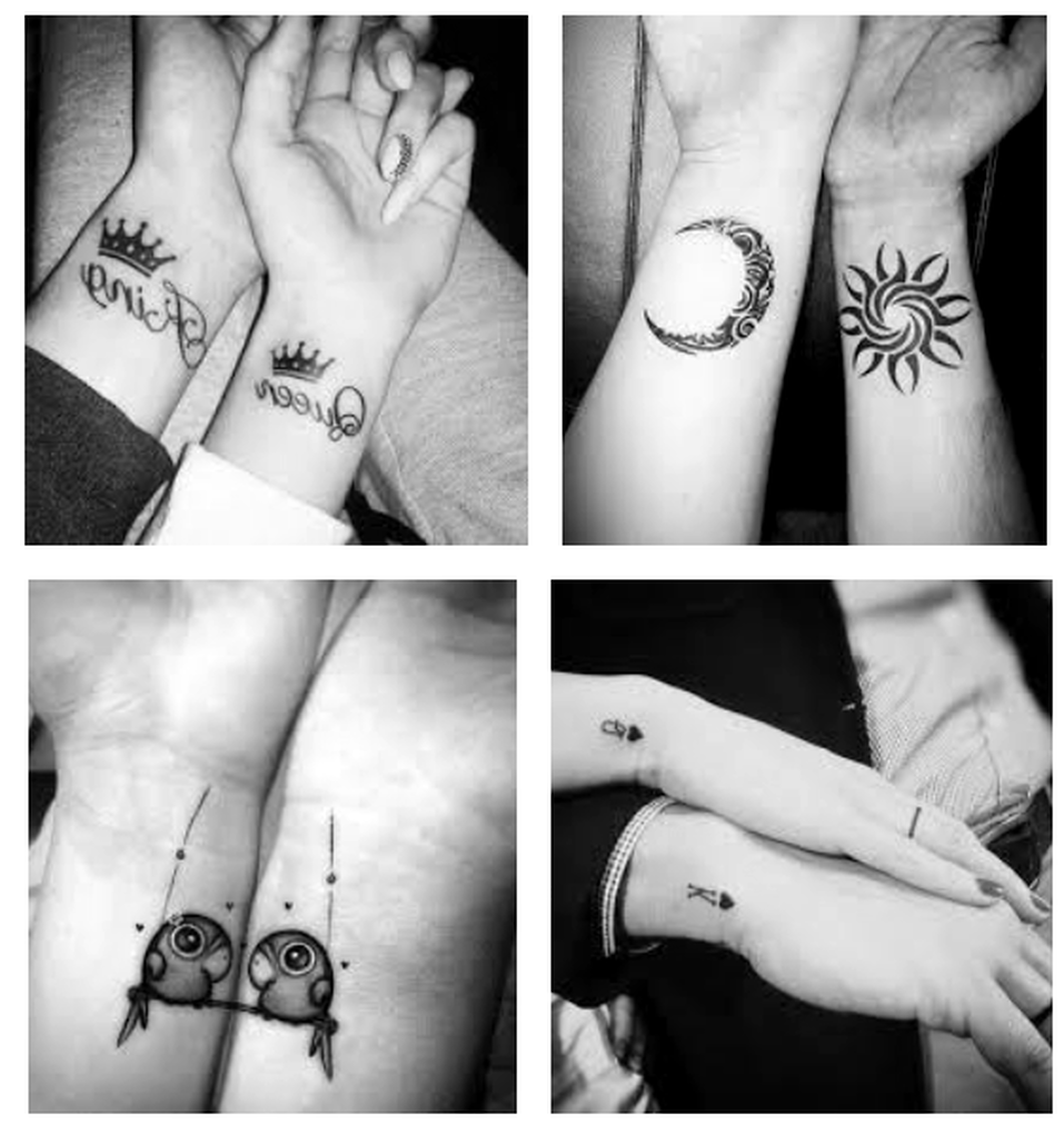 25 Cute Couples Tattoo Ideas To Gush Over - tattooglee | Cute couple tattoos,  Married couple tattoos, Matching couple tattoos