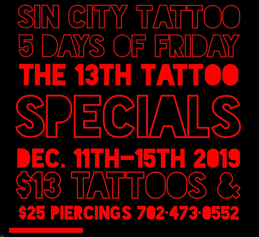 Sin City Tattoo Prices