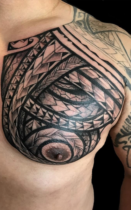 small chest  Polynesian chest tattoo  Jeff Tarinelli  Flickr